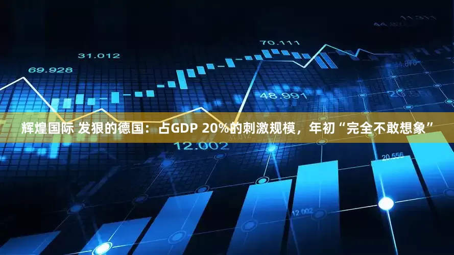 辉煌国际 发狠的德国：占GDP 20%的刺激规模，年初“完全不敢想象”