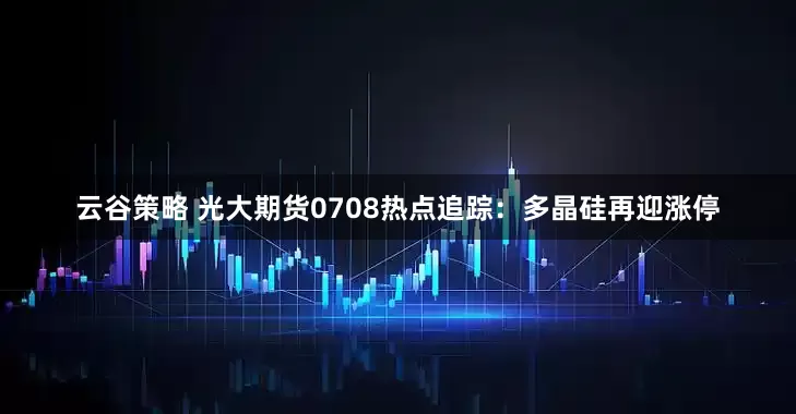 云谷策略 光大期货0708热点追踪：多晶硅再迎涨停